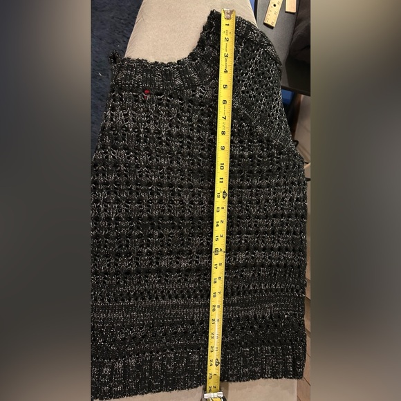 Narciso Rodriguez for Design Nation Women's Sweater Size XL Black & White - Picture 7 of 8